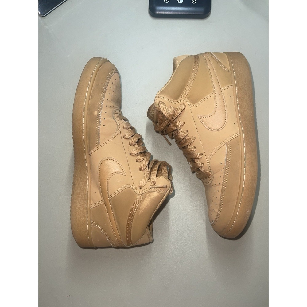 Nike Court Vision Mid Flax Twine Used  cd-5466-200 Men's 7.5